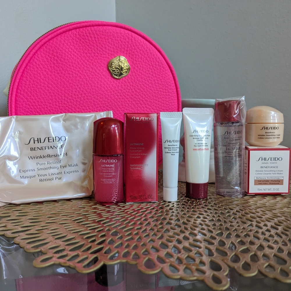 Shiseido 7 piece skin care